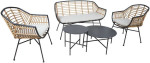 Lauko baldų komplektas Sodo baldų komplektas LUNDE sofa, 2 chairs and 2 tables