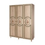 Spinta Kalune Design Wardrobe 863 (VI), 135 cm, ąžuolo spalvos/žalia