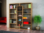 Kalune Design Knygų lentyna Ample - Walnut