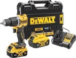 Smūginis suktuvas-gręžtuvas DeWalt DCD100YP2T-QW; 18 V; 2x5,0 Ah akum.