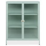 Vitrina Aatrium Milton, 80x40x101 cm, žalia