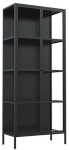 Ekranas cabinet NEWCASTLE 80x40xH160cm, juodas