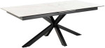 Dining table HEAVEN 200/240x100xH76cm, baltas