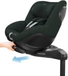 Maxi Cosi Mica 360 PRO - pasukama, ištraukiama i-Size autokėdutė 40-105 cm | Autentiška žalia