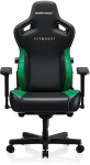 Žaidimų kėdė AndaSeat Kaiser 3 XL, Juoda / Žalia (FlyQuest Edition)