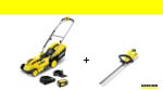 Karcher vejapjovės ir gyvatvorių žirklių komplektas LMO 18-36 Battery Set + HGE 18-45 Battery