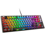 Ducky One 3 Aura Juodas TKL klaviatūra žaidimams, RGB LED – Gateron Baby Kangaroo – US išdėstymas