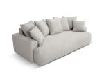 Sofa-lova Micadoni Bette, 241x104x93 cm, pilka