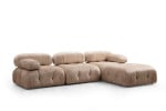 Kampinė sofa Asir Bubble Corner, smėlio spalvos