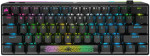 Corsair Gaming K70 PRO MINI RGB Wireless - US išdėstymas - Cherry MX Raudona Switches Juodas (Juoda) Belaidė Žaidimų Klaviatūra