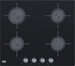 Kaitlentė Gas cooktop Beko HILG64222S (4 fields, juodos spalvos)