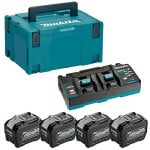 MAKITA POWER KIT 40V XGT (BL4080Fx4+DC40RB)