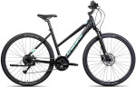 Dviratis Unibike Flash LDS 2024 juodas-21" (Dydis: 21")