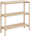 Bookcase OXFORD 86x30xH88,5cm, baltas