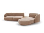 Modulinė sofa Micadoni Miley, ruda