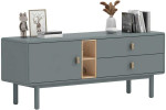 Sideboard IRIS 140x40xH55cm, pilkas