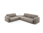 Kairinė kampinė sofa Windsor & Co Lola, 315x250x72 cm, pilka