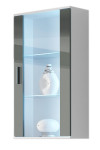 Cama hanging display cabinet SOHO baltas/pilkas gloss