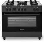 Ravanson KWGE-K90 juodas gas/electric cooker