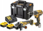 Įrankių rinkinys DeWalt DCK2080P2T-QW (DCD796 + DCG405); 18 V; 2x5,0 Ah akum.