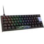 Ducky One 2 Pro Mini Klaviatūra žaidimams, RGB LED - Gateron Geltona