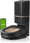 Dulkių siurblys - robotas iRobot Roomba S9+ su automatine dulkių išsiurbimo stotele, Juodas