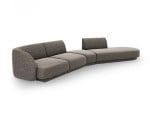 Modulinė sofa Micadoni Miley, ruda