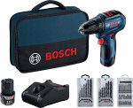 Gręžtuvas Bosch GSR 12V-30 12 V 2 x baterija 2 Ah (06019G9001)