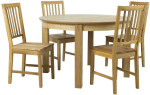 Lauko baldų komplektas Dining set CHICAGO NEW round table and 4 chairs (19954)