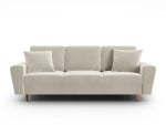 Sofa-lova Micadoni Moghan, 235x100x88 cm, smėlio spalvos