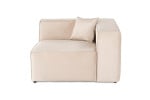 Sofa Asir Lora 1R, smėlio spalvos