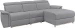 Trivietė sofa Loft Pareli, pilka