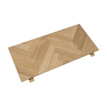 Extension plates 2pcs BRIGHTON 45x95xH2,5cm, oak