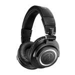 Audio-Technica ATH-M50xBT2 belaidės ausinės , Juodos spalvos