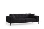 Sofa-lova Asir Athen, juoda