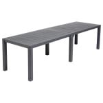 Sodo stalas Julie Double Table, pilkas (2 konfigūracijos)