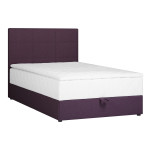 Čiužinys Continental bed LEVI 120x200cm, with mattress, dark pink