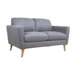 Sofa Home4you Kaili, 145x83x84 cm, pilka