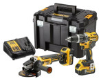 DeWalt įrankių rinkinys Combo 18V DCD796 + DCG405 + 2x5,0Ah DCK2080P2T (DCK2080P2T-QW)