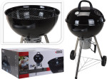 Apvali kepsninė BBQ, 57 cm, juoda