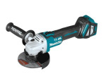 Makita kampinis šlifuoklis DGA513ZJ 18V 125mm be akumuliatoriaus ir kroviklio + lagaminas