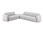 Šešiavietė kairinė sofa Windsor & Co Lola, 315x250x72 cm, šviesiai pilka