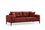 Sofa-lova Asir Sinor, raudona