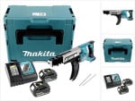 Akumuliatorinis suktuvas, Makita DFR 750 RMJ, 18 V, su akumuliatoriumi ir įkrovikliu