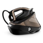 TEFAL | Pro Express Vision garo stotis | GV9820 | 3000 W | 1,2 l | 9 barai | Automatinis išjungimas | Vertikali garų funkcija | Kalkių valymo funkcija | Juodas/Auksas