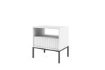 Spintelė prie lovos AKL Furniture Nova Sands S54, balta