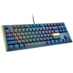 Ducky One 3 Daybreak TKL klaviatūra žaidimams, RGB LED – MX–Silent–Raudona – US išdėstymas