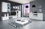 Cama living room storage set SAMBA C baltas gloss