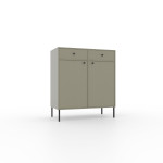 Komoda ADRK Furniture Tili 2D 2S, žalia