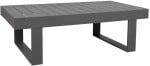 Coffee table FLUFFY 133x73,5xH42cm, pilkas